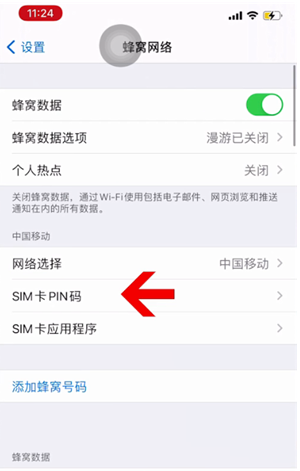 互助苹果14维修网分享如何给iPhone14的SIM卡设置密码 