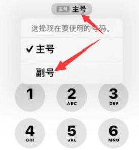 互助苹果14维修店分享iPhone 14 Pro Max使用副卡打电话的方法 