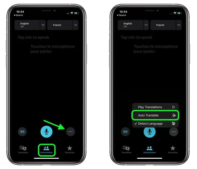 互助苹果手机维修分享iOS 15 “翻译” App 新改进 